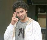 Adrian Grenier sur le tournage de la série Entourage, à Los Angeles