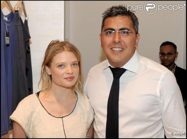 Mélanie Thierry et Michael Azoulay pour l'inauguration du concept-store American Vintage rue Tiquetonne à Paris le 16 juin 2009