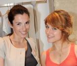 Aure atika et Emilie Dequenne pour l'inauguration du concept-store American Vintage rue Tiquetonne à Paris le 16 juin 2009