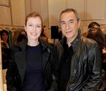 Karin Viard et Richar Berry pour l\'inauguration du concept-store American Vintage rue Tiquetonne à Paris le 16 juin 2009