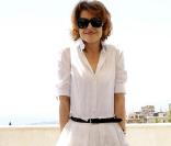 Fanny Ardant au Festival du Film de Taormine en Sicile, hier