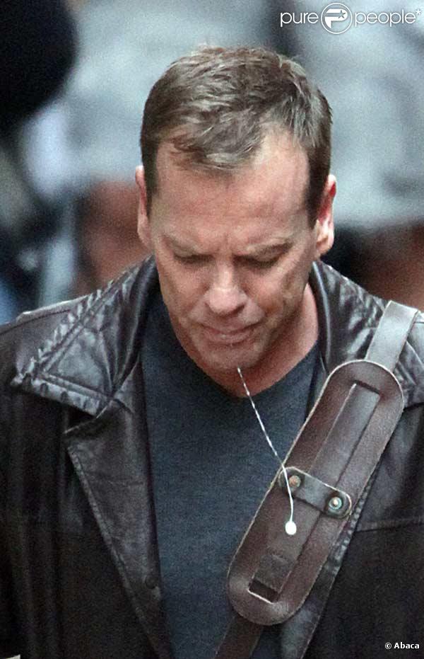 Kiefer Sutherland en plein tournage de 24