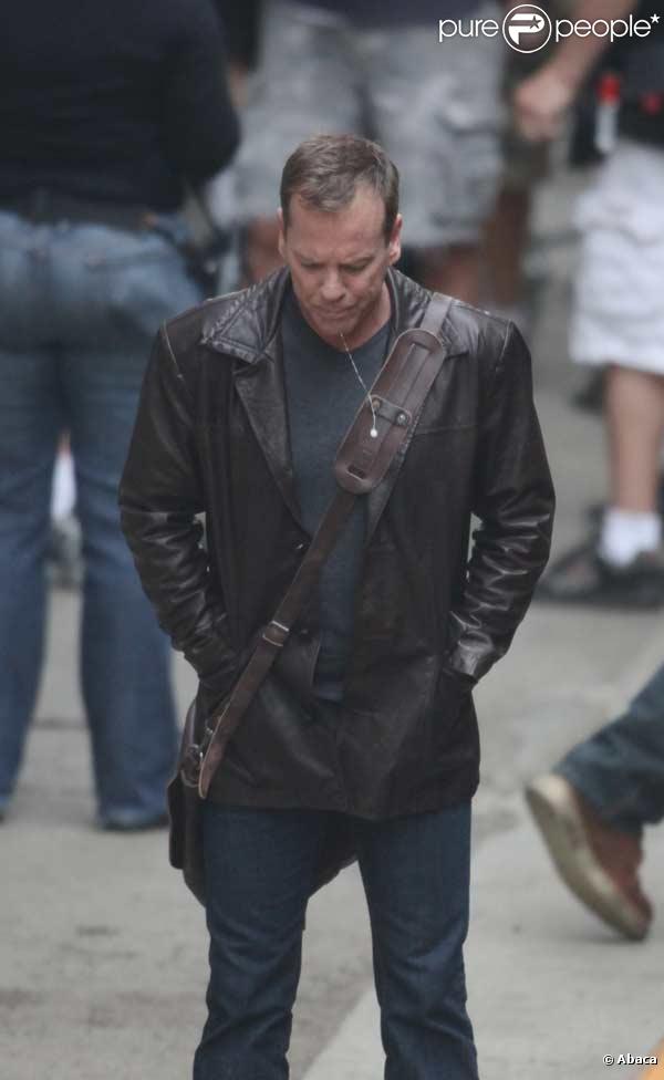 Kiefer Sutherland en plein tournage de 24