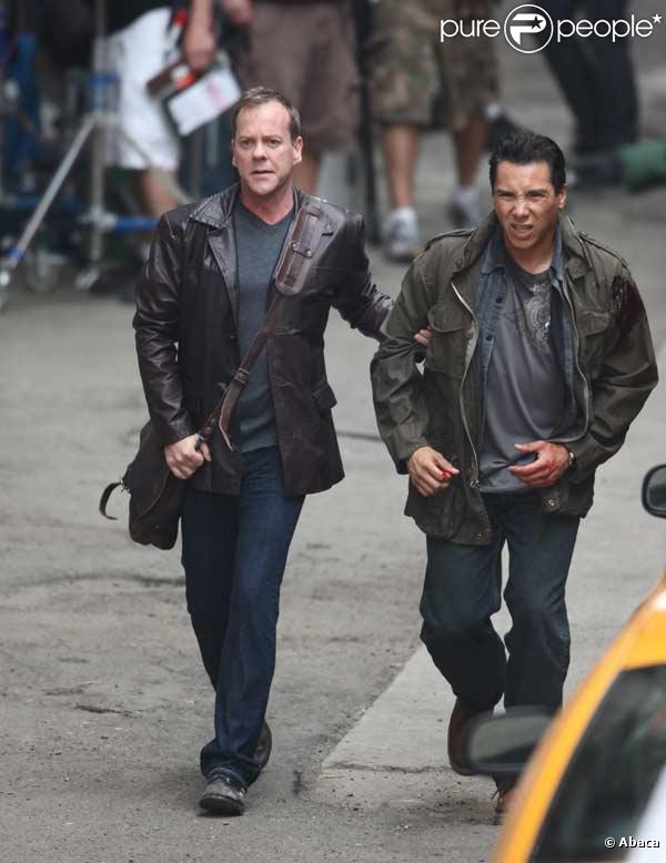 Kiefer Sutherland en plein tournage de 24