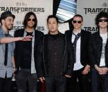 Le groupe Linkin Park, lors de l'avant-première de 