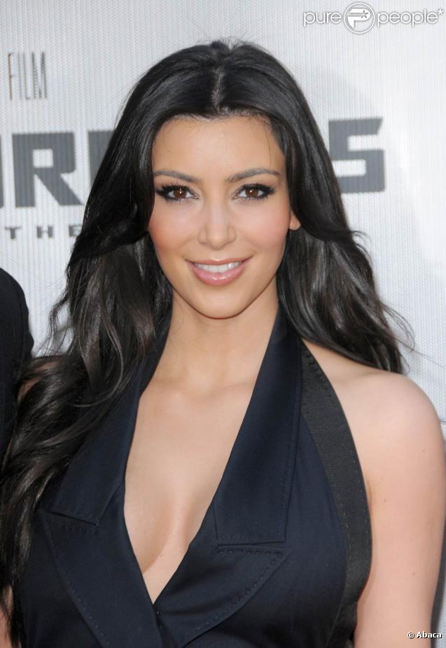 La voluptueuse Kim Kardashian, lors de l'avant-première de 
