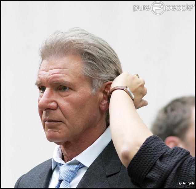 Harrison Ford sur le tournage de Morning Glory à New York le 23 juin 2009
