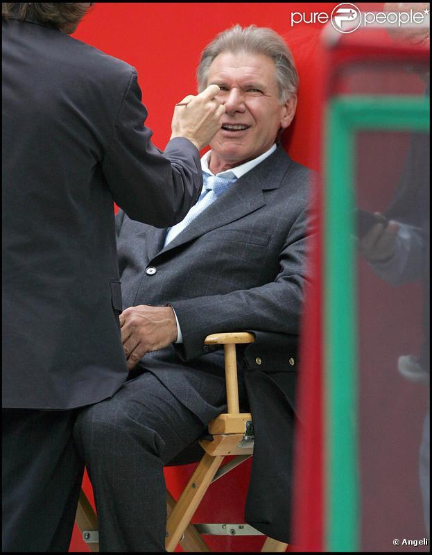 Harrison Ford sur le tournage de Morning Glory à New York le 23 juin 2009