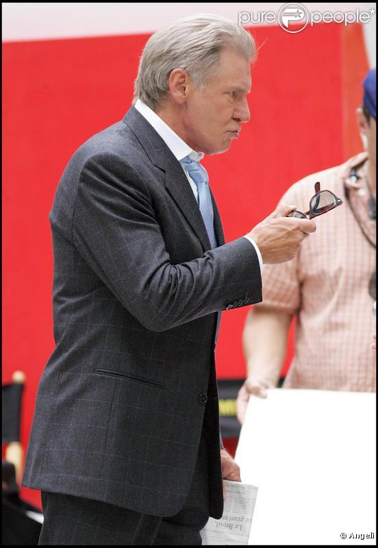 Harrison Ford sur le tournage de Morning Glory à New York le 23 juin 2009
