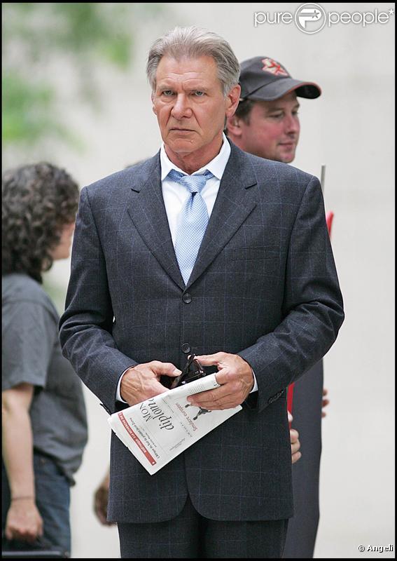 Harrison Ford sur le tournage de Morning Glory à New York le 23 juin 2009