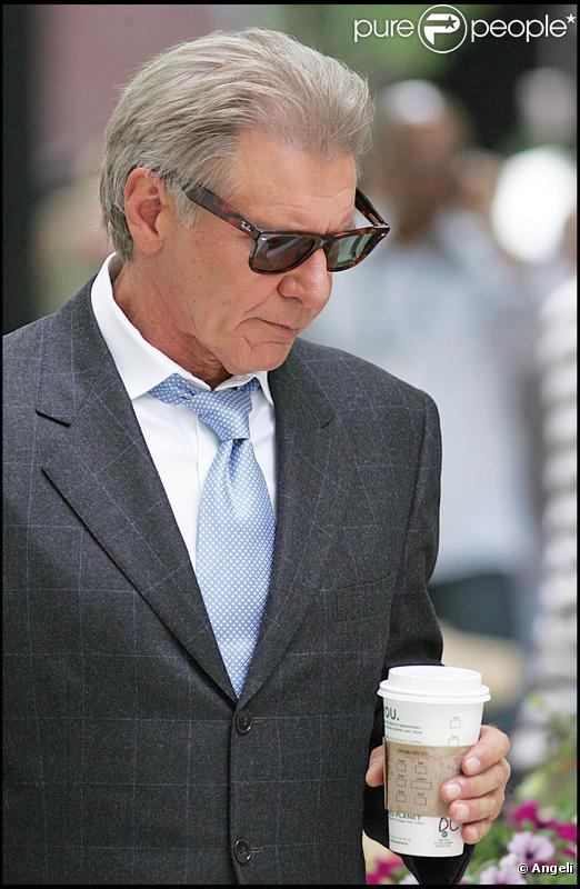 Harrison Ford sur le tournage de Morning Glory à New York le 23 juin 2009