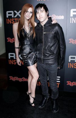 Ashlee Simpson et Pete Wentz à la soirée The Power of Leather organisée par Axe Instinct et le magazine Rolling Stones au Hard Rock Café à Time Square le 24 juin 2009