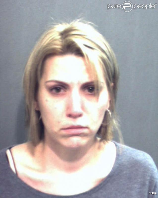 Amanda Brumfield au moment de son arrestation... 