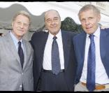Robert Namias et PPDA assistent au baptême de l'Orchidée, où ils ont été conviés par Bernadette et Jacques Chirac, très chaleureux. 24/05/09 