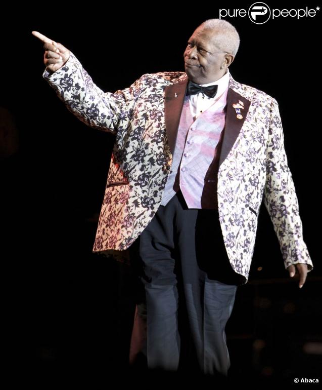 B.B. King en concert à Manchester le 24 juin 2009