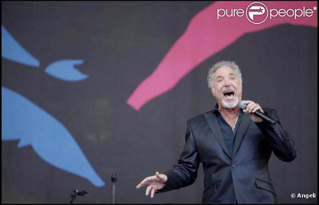 Tom Jones au Festival de Glastonbury, le 29 juin 2009