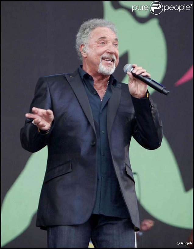 Tom Jones au Festival de Glastonbury, le 29 juin 2009