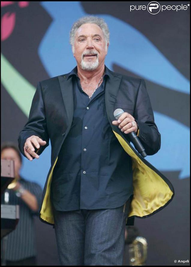 Tom Jones au Festival de Glastonbury, le 29 juin 2009