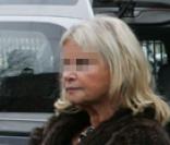 Marie-Laure Augry  à l'enterrement de Yves Hervalet