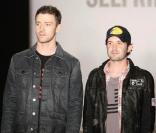 Justin Timberlake à Londres pour présenter sa nouvelle collection de prêt-à-porter, le 29 juin 2009