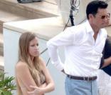 Jeffrey Donovan sur le tournage de Burn Notice à Miami le 29 juin 2009