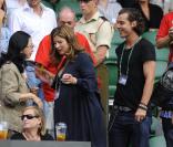 Mirka Federer et Gavin Rossdale à Wimbledon le 3 juillet 2009