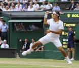 Roger Federer à Wimbledon le 3 juillet 2009