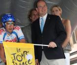 Le Prince Albert a donné le coup d'envoi du Tour de France, à Monaco, le 4 juillet  2009