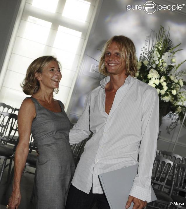 Arnaud Lemaire et Claire Chazal au défilé Dior. 06/07/09