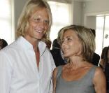 Arnaud Lemaire et Claire Chazal au défilé Dior. 06/07/09