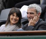 Estelle Denis et Raymond Domenech