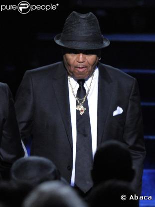 Joe Jackson lors de l'hommage public de son fils le 7 juillet au Staples Center à Los Angeles