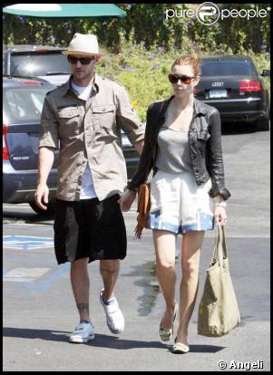 Justin Timberlake et Jessica Biel font des courses à Brentwood