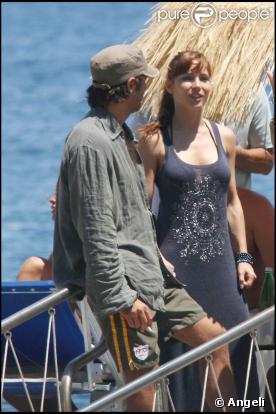 Elsa Pataky et Adriano Giannini, lors du 7e Festival Global d'Ischia, en Italie, le 13 juillet 2009 !