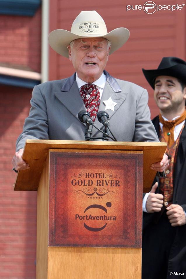 Larry Hagman lors de l'inauguration du complexe hôtelier Grand Hotel le 14 juillet 2009 à Tarragone en Espagne