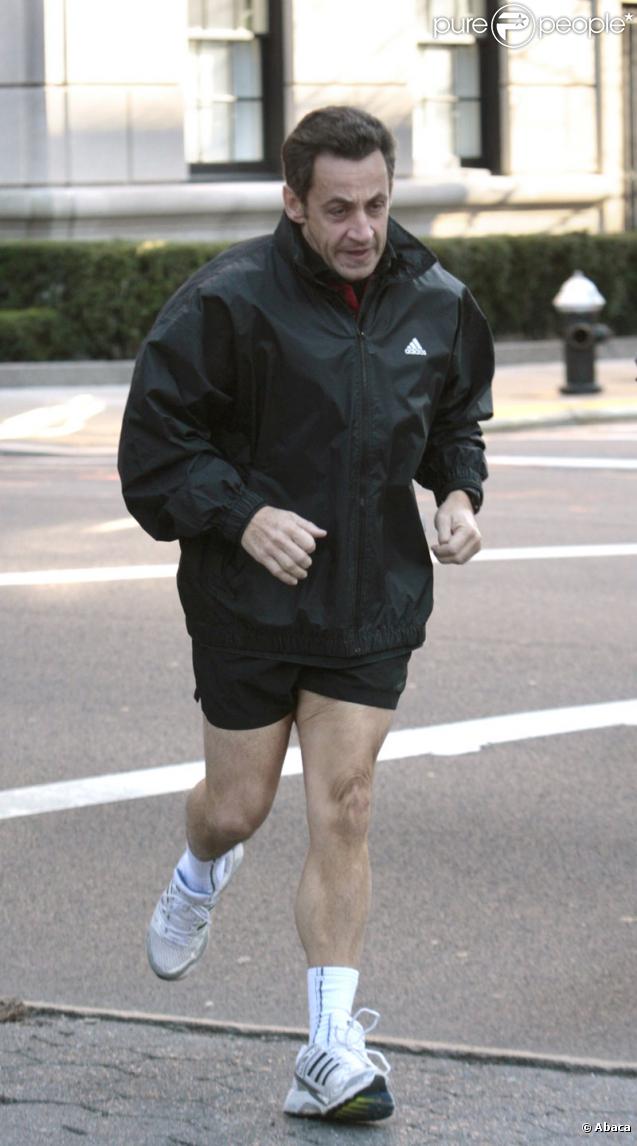 Nicolas Sarkozy féru de jogging