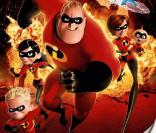 En 2004, ce sont les studios Pixar qui empruntent l'idée des héros qui avancent vers nous fuyant les flammes, avec 