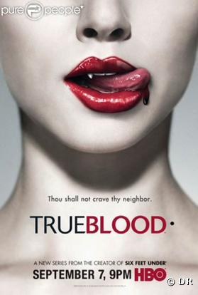 La série américaine "True Blood" (créée en 2008) parle de vampires. Les créatifs de cette affiche ne se sont pas fait pomper que le sang... leurs idées aussi !