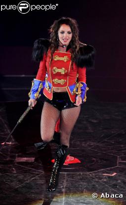 Britney Spears sur scène lors de son Circus Tour