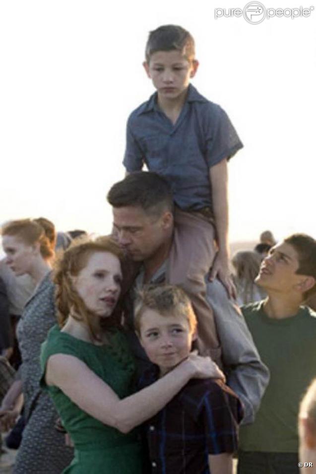 Brad Pitt et Jessica Chastain dans  Tree of Life , de Terrence Malick !