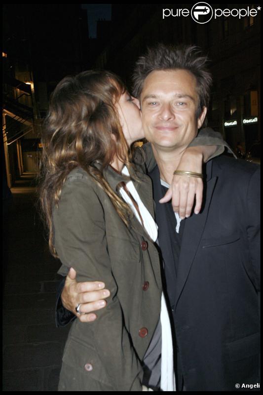 Laura Smet et son frère David au concert de Johnny Hallyday, le 14 juillet 2009.