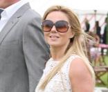 Geri Halliwell et son compagnon Henry Beckwith au Cartier Polo International Day 2009