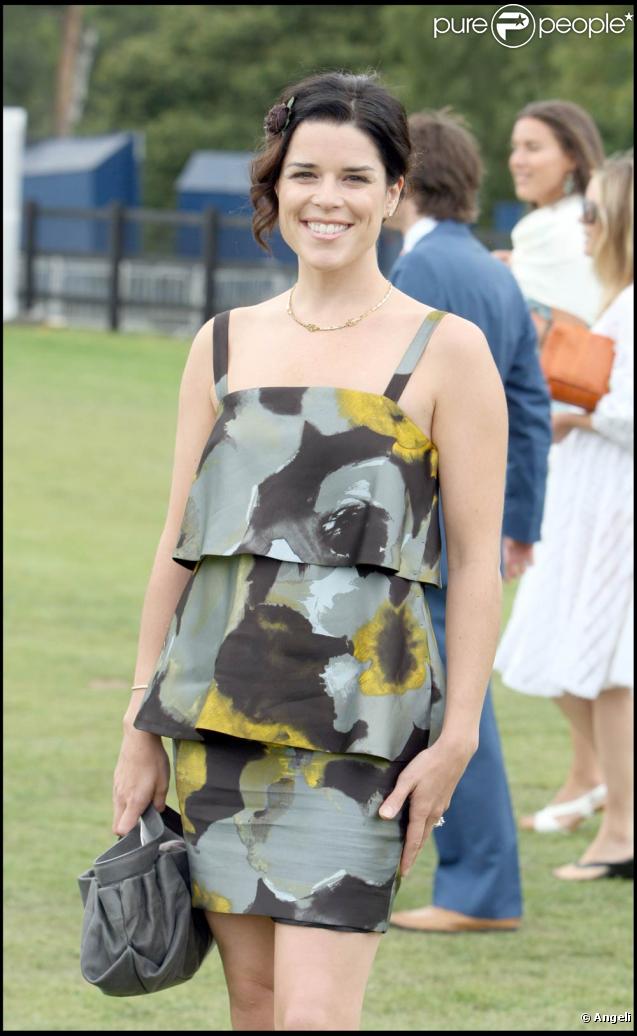 Neve Campbell au Cartier Polo International Day 2009