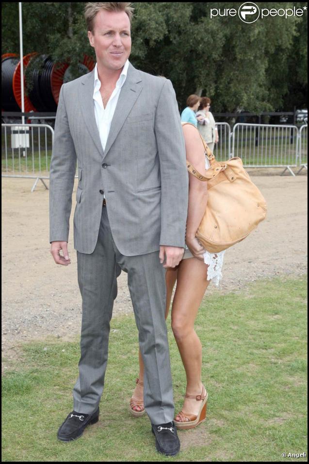 Geri Halliwell et son compagnon Henry Beckwith au Cartier Polo International Day 2009