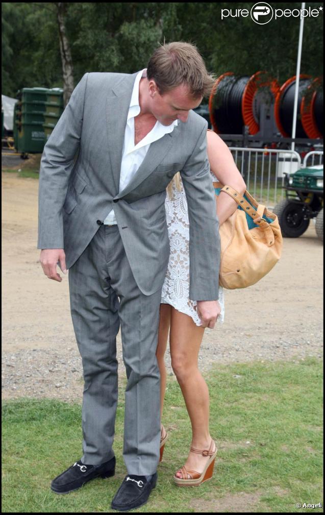 Geri Halliwell et son compagnon Henry Beckwith au Cartier Polo International Day 2009