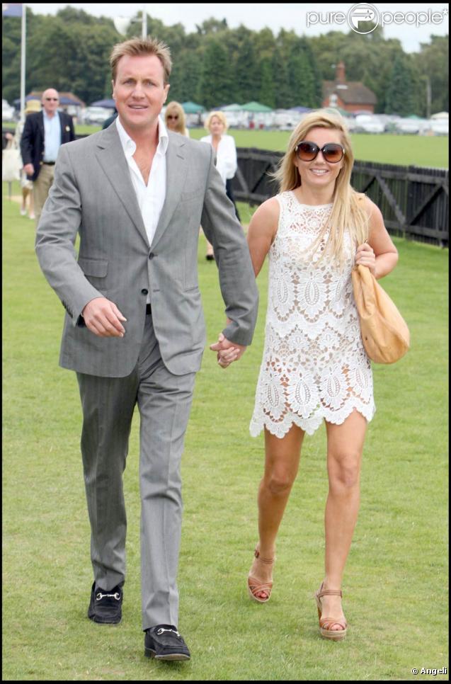 Geri Halliwell et son compagnon Henry Beckwith au Cartier Polo International Day 2009