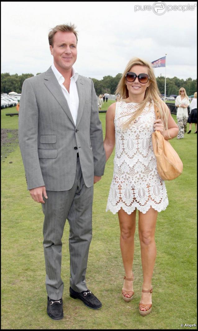 Geri Halliwell et son compagnon Henry Beckwith au Cartier Polo International Day 2009