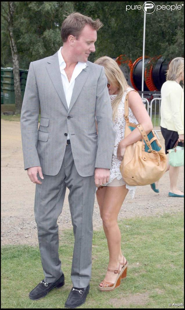 Geri Halliwell et son compagnon Henry Beckwith au Cartier Polo International Day 2009