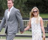 Geri Halliwell et son compagnon Henry Beckwith au Cartier Polo International Day 2009