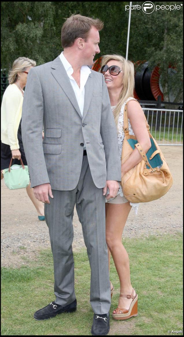 Geri Halliwell et son compagnon Henry Beckwith au Cartier Polo International Day 2009